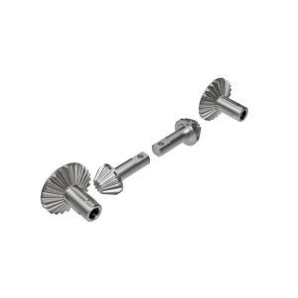 Traxxas Gears, axle (metal, front & rear)