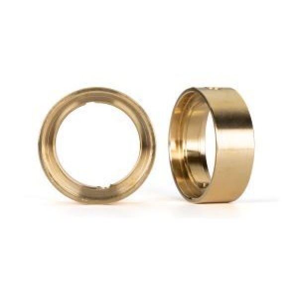 Traxxas Wheel weights, brass (31 grams each) (2) (requires #9781 series wheels)