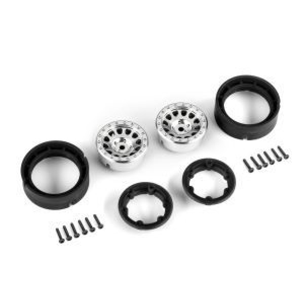 Traxxas WHL MTHD 105 SATIN CHRM 1.0"