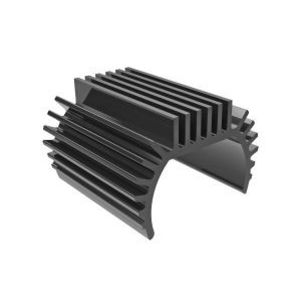 Traxxas Heat sink, Titan® 87T motor (6061-T6 aluminum, dark titanium-anodized)