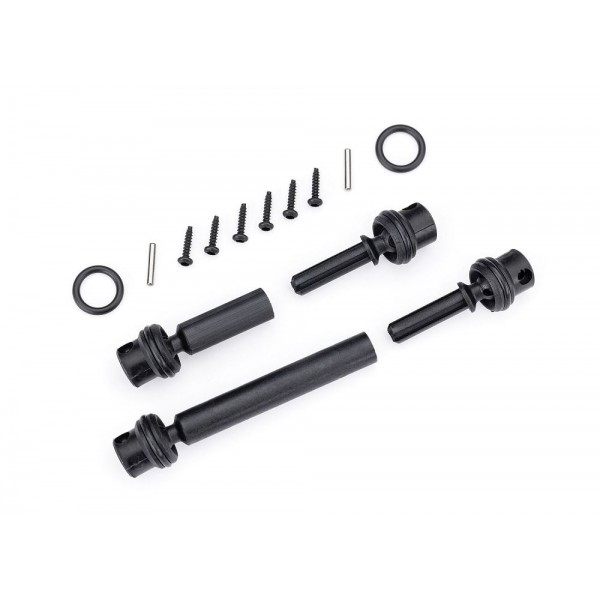 Traxxas Center Assembled Driveshafts (Front & Rear) (1/18 TRX-4M, 161mm WB) (2)