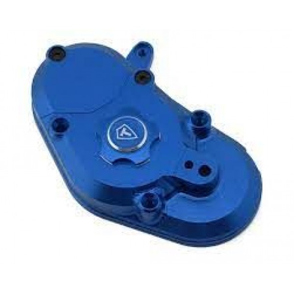 Treal Hobby Promoto MX CNC Aluminum Transmission Case (Blue)