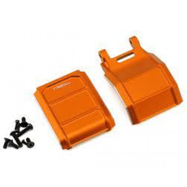 Treal Hobby Losi Promoto MX CNC Aluminum Skid Plate (Orange)