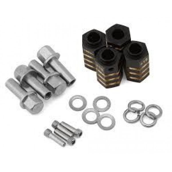 Treal Hobby Brass Extended Hexes TRX4 15MM