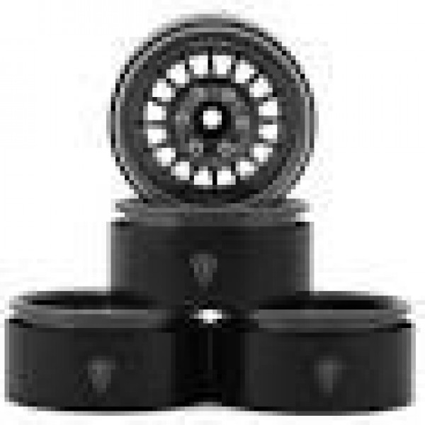 Treal Hobby Type N 1.9" Multi-Spoke Beadlock Wheels (Grey) (4)