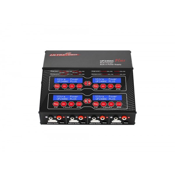 Ultra Power UP240 AC PLUS 240W 4-PORT Multi-Chemistry AC/DC Charger