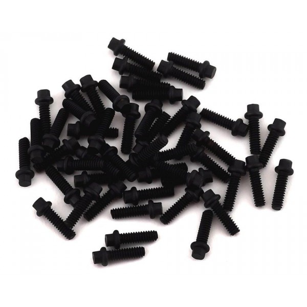 Vanquish Products Hex Scale Black Wheel Screw Kit (50)