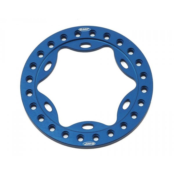 Vanquish Products OMF 1.9" Scallop Beadlock, Blue