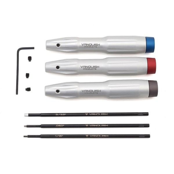Vanquish Products Standard Hex Driver Tool Set with Bearing Cap (0.05, 1/16, 3/32)