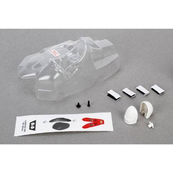 Vaterra Chassis Cover, Clear (1/14 KEM/KAL/MDT/MR)