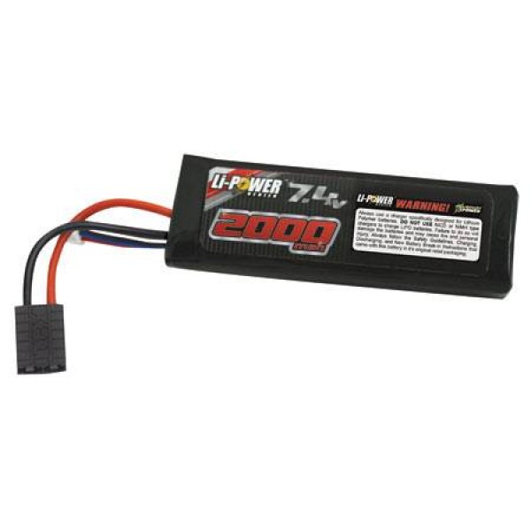 Venom LiPo Battery 2000mAh 20C 7.4V (2S) with Universal Connector