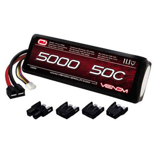 Venom LiPo Battery 5000mAh 50C 11.1V (3S)