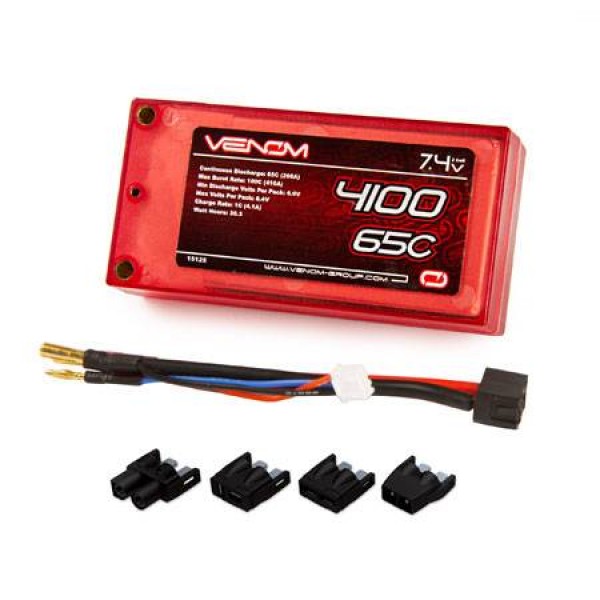 Venom LiPo Battery 4100mAh 65C 7.4V (2S)