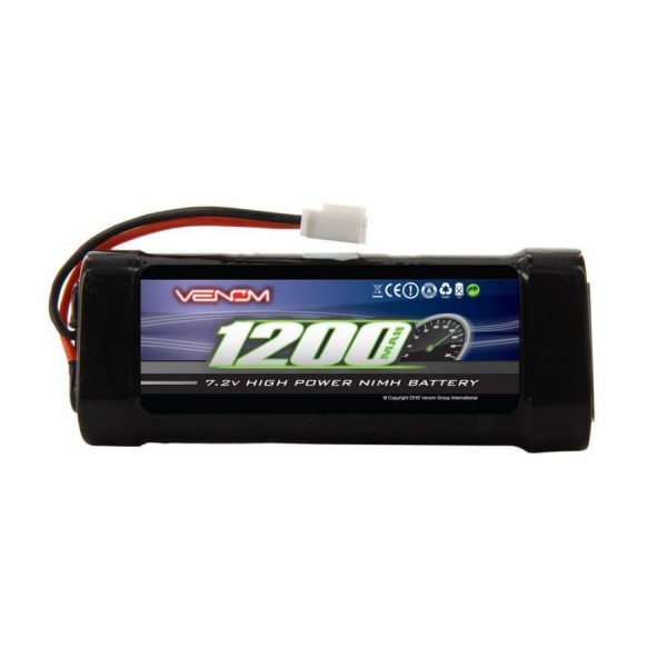 Venom 2/3A NiMH Battery with Micro Molex Plug, 7.2V/1200mA/6S
