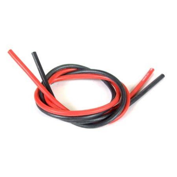 1410 Wet Noodle Flex 12-Gauge Red 2'/Black 2'