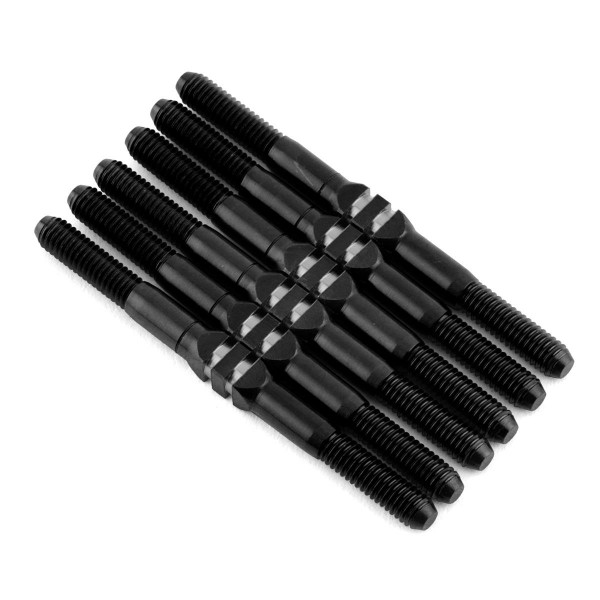 Whitz Racing Products Hypermax RC10B6.4/B6.4D Titanium Turnbuckle Kit, 3.5mm (Black) (6)