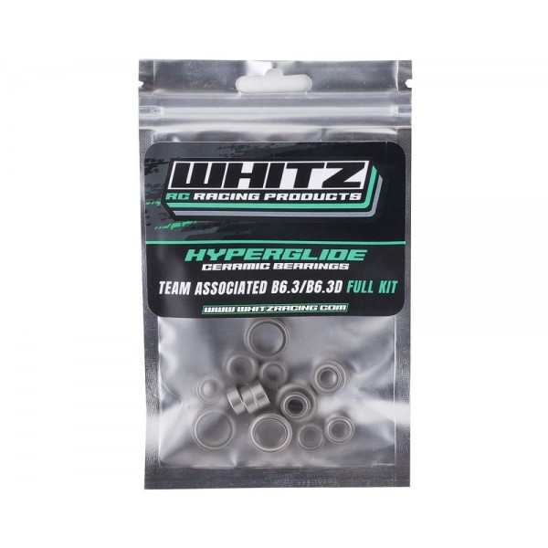 Whitz Racing Products Hyperglide Full Ceramic Bearing Kit (B6.3/D)