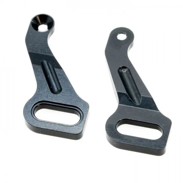 Xray Left/Right X4'23 Aluminum Front Steering Plate, Swiss 7075 (2)