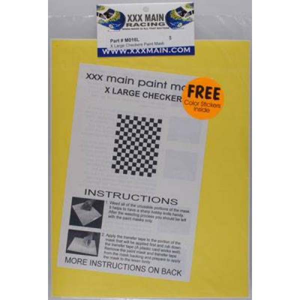 M016L Paint Mask X-Large Checkers