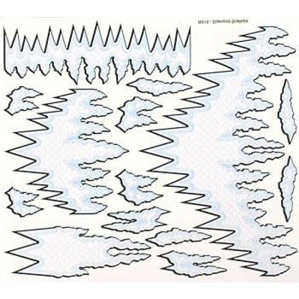 R015 Internal Graphic Diamond Scallops
