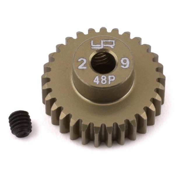 Yeah Racing Hard Coated Aluminum 29T 48P Pinion Gear
