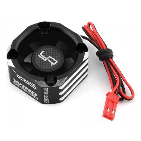 Yeah Racing 30x30mm Aluminum Case Booster Fan (Black)