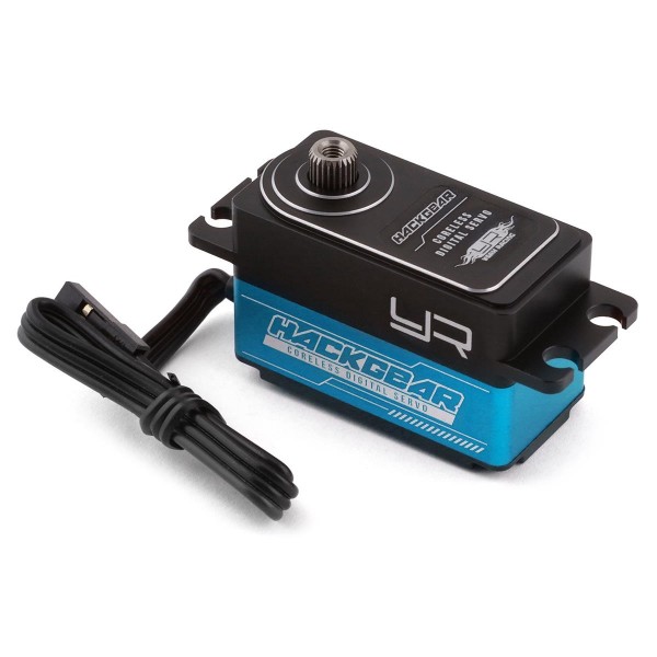 Yeah Racing 10kg Low Profile Coreless Metal Gear Servo (Blue) (High Voltage/Metal Case)