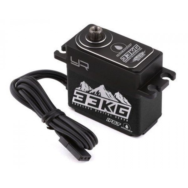 Yeah Racing 33kg Standard Coreless Metal Gear Waterproof Servo, Black