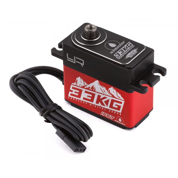Yeah Racing 33kg Standard Coreless Metal Gear Waterproof Servo, Red