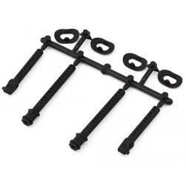 Yokomo MS1.0 Front & Rear Body Post Set (Hard)