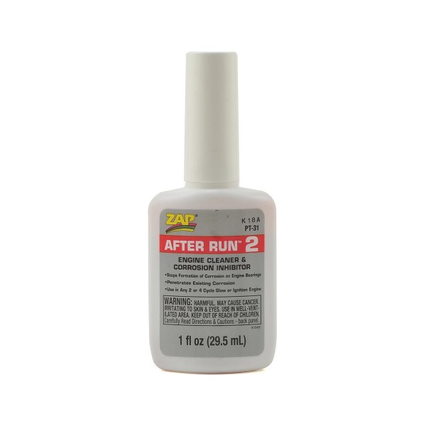 ZAP Glue After Run 2 Engine Cleaner and Corrosion Inhibitor, 1 oz