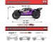 Arrma 1/10 Vorteks 2wd Stadium Truck RTR, Purple