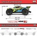 Arrma 1/10 Vorteks 223S DSC 4X4 RTR Brushless Stadium Truck, Purple