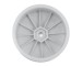 DE Racing LR 22 3.0/4.0 Slim Speedline Buggy Front Wheels, White (4)