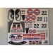 Delta Plastik Clear Porsche 917 Body with Small Wings (Infraction/ Limitless)