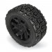 Duratrax 1/5 Warthog Trs Fr/Rr 5.7" MTD 24mm Blk Ripper (2)
