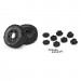 Duratrax 1/10 Warthog 2.2" 12mm Mounted Ripper Tires, Black (2)