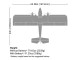 E-Flite Twin Timber BNF-B, 1.6m