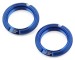 Jconcepts Blue Aluminum 13mm Shock Collars (2)