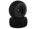 JConcepts Magma Pre-Mounted Monster Truck Tires with Hazard Wheel (2)