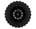 JConcepts Magma Pre-Mounted Monster Truck Tires with Hazard Wheel (2)