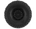 JConcepts Tusk 1.0" Tires Pre-Mounted on Hazard Wheel, 7mm Hex (4)