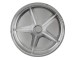 Kyosho Beetle 2014 5-Spoke Front Wheel, Satin Chrome (2)