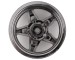 Losi 22S Drag Front Wheel, Black Chrome (2)