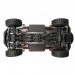 Panda Hobby 1/18 4WD Tetra18 X1 RTR Mini Crawler, Blue