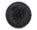Hyrax 1.9" Premounted Black Tires & Wheels for Crawlers (2)