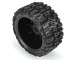 Pro-Line Front and Rear Pre-Mounted Trencher Tires with 24mm Hex, 5.7" (Black) (2)