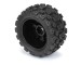 Pro-Line Badlands MX 1/18 Pre-Mounted Monster Truck Tire Set, 12mm Hex (Black) (4)