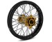 Pro-Line 1/4 Pro-Spec Assembled Aluminum V2 Bead Rear Wheel (Promoto-MX, Black/Gold)