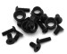 Pro-Line 1/4 Pro-Spec Assembled Aluminum V2 Bead Rear Wheel (Promoto-MX, Black/Gold)